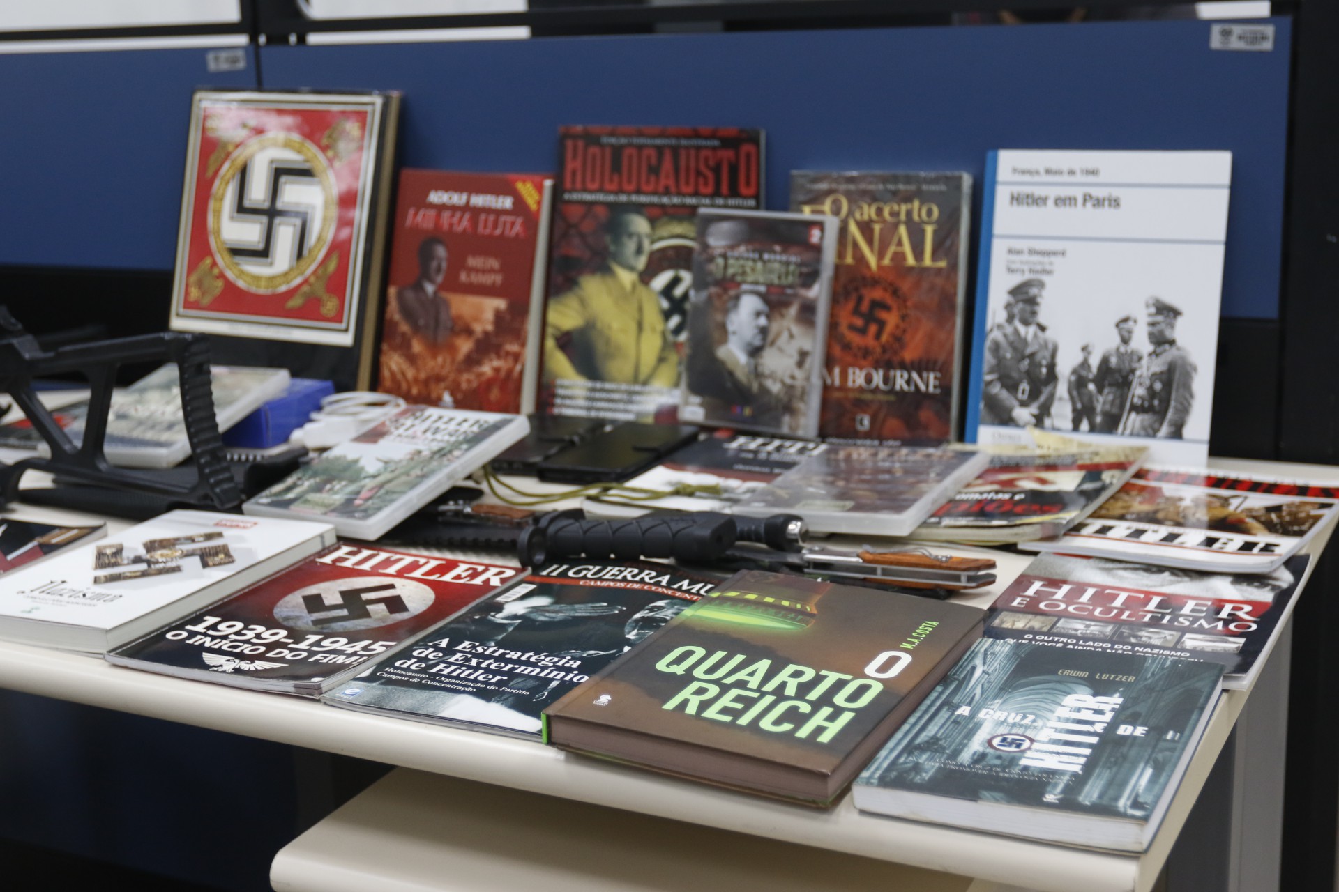 Material apreendido na Opera&ccedil;&atilde;o Bergon, realizada nesta quinta-feira (16) - Reginaldo Pimenta / Agencia O Dia