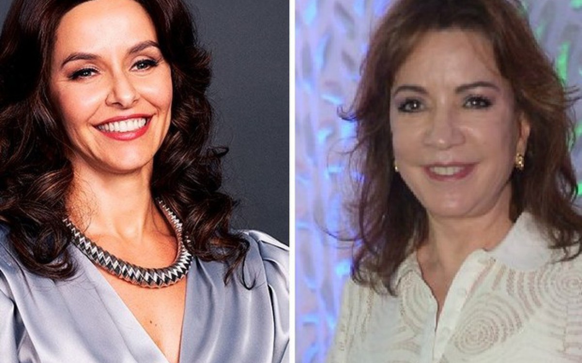 Bianca Rinaldi interpreta Íris Abravanel no musical 'Silvio Santos Vem Aí' - Montagem/Divulgação/Ag.news