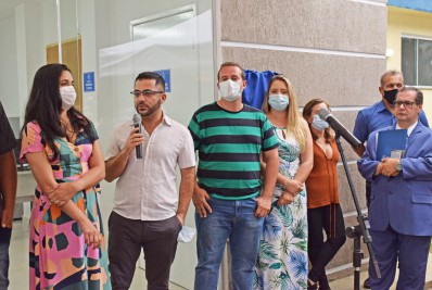 Prefeito e vice de Paty inauguram Unidade de Saúde de Arcozelo