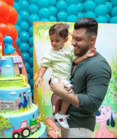 Filho de Marília Mendonça e Murilo Huff comemora dois anos de idade - Reprodução Aurélia AF Kid Fotos