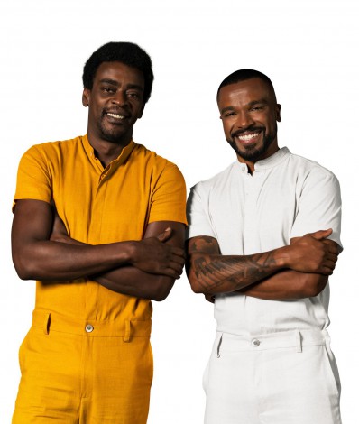 Seu Jorge e Alexandre Pires - Divulgação