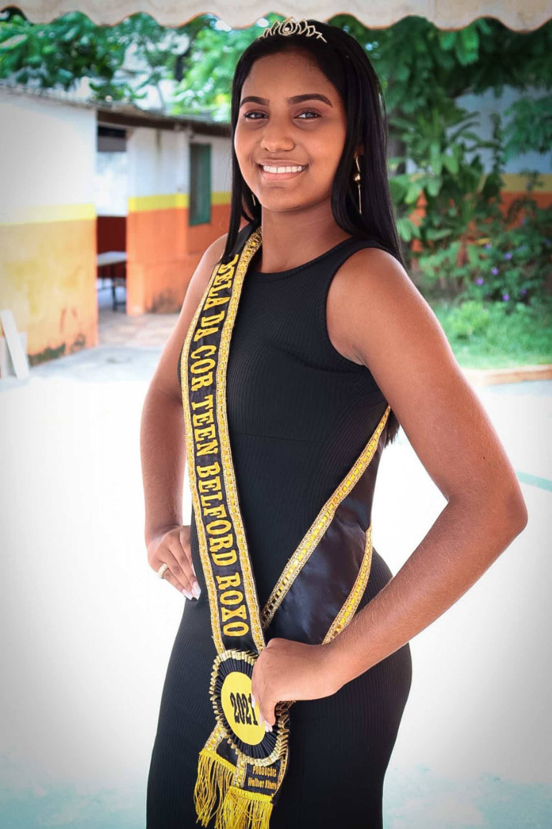 A estudante Yasmin &Aacute;vellar, 14 anos, foi a vencedora na categoria Teen - Gilberto Rocha / PMBR