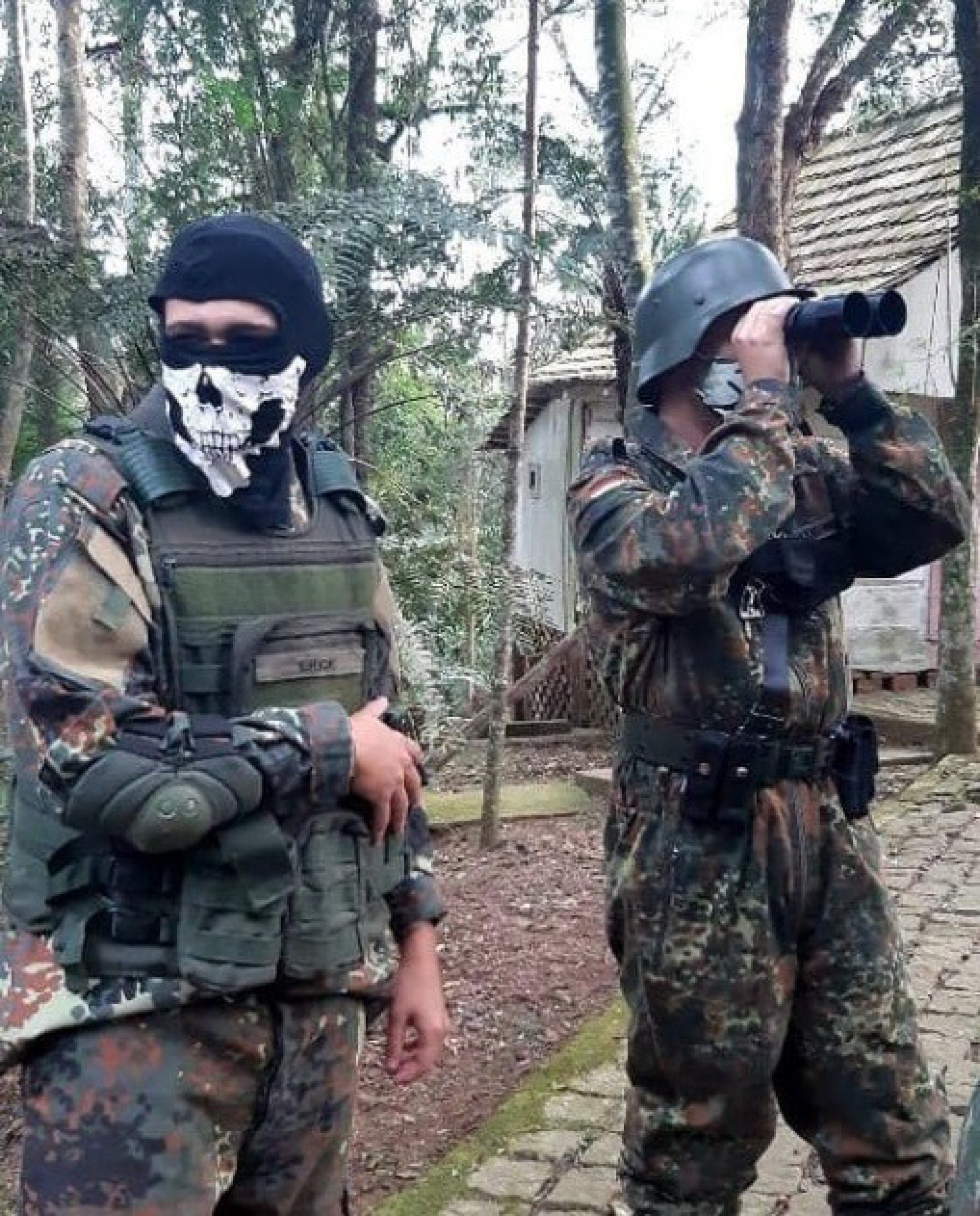  Usu&aacute;rio Mengele NS posta foto de treinamento no Mendanha - Reprodu&ccedil;&atilde;o de redes sociais