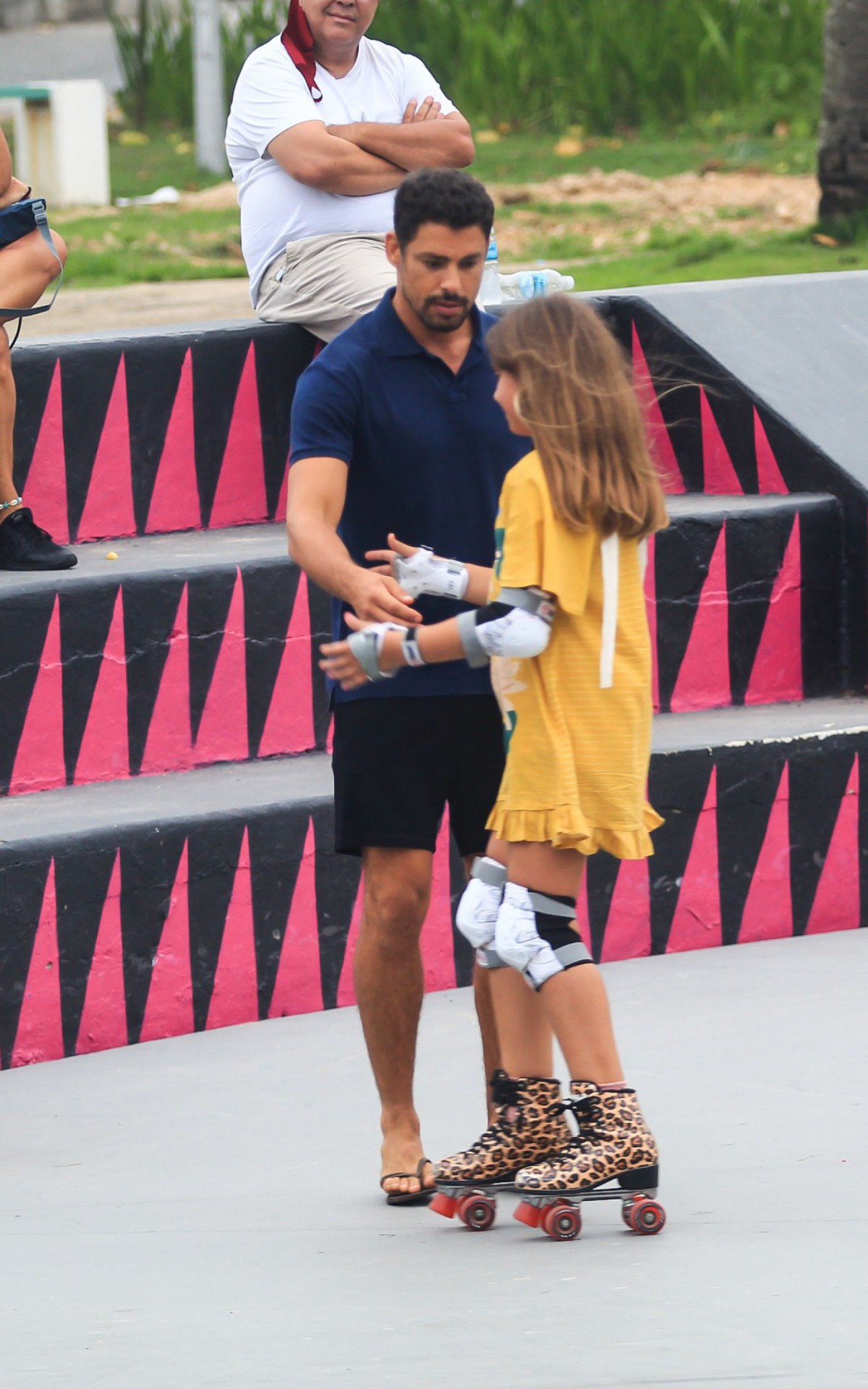 Cau&atilde; Reymond e a filha, Sofia, fruto da rela&ccedil;&atilde;o com a ex Grazi Massafera