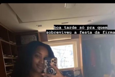 Sem defeitos! Iza posa de biquíni e sem maquiagem após 'festa da firma'