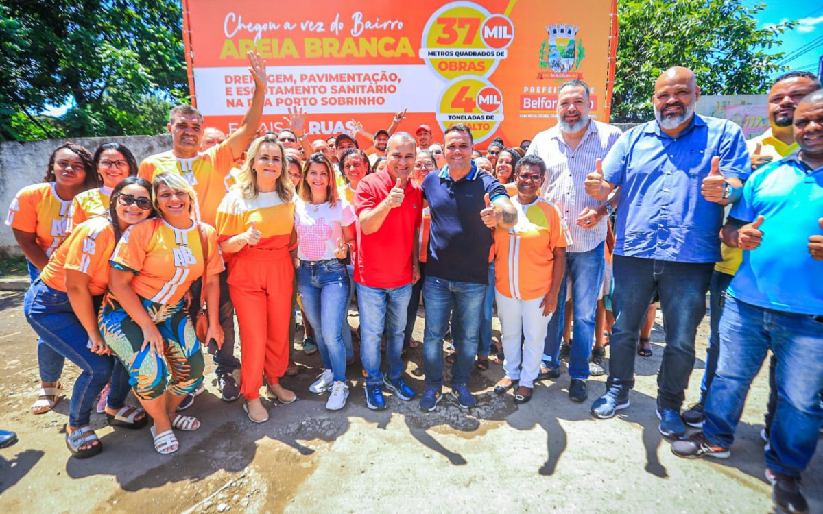 As obras em Areia Branca beneficiar&atilde;o 18 ruas com fresagem, drenagem e pavimenta&ccedil;&atilde;o