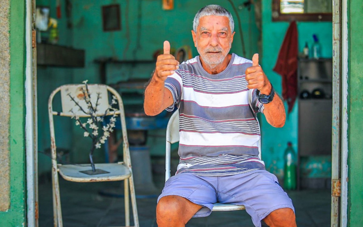 O aposentado Altiman Silva lembrou que o asfalto levar&aacute; ainda mais melhorias para Areia Branca