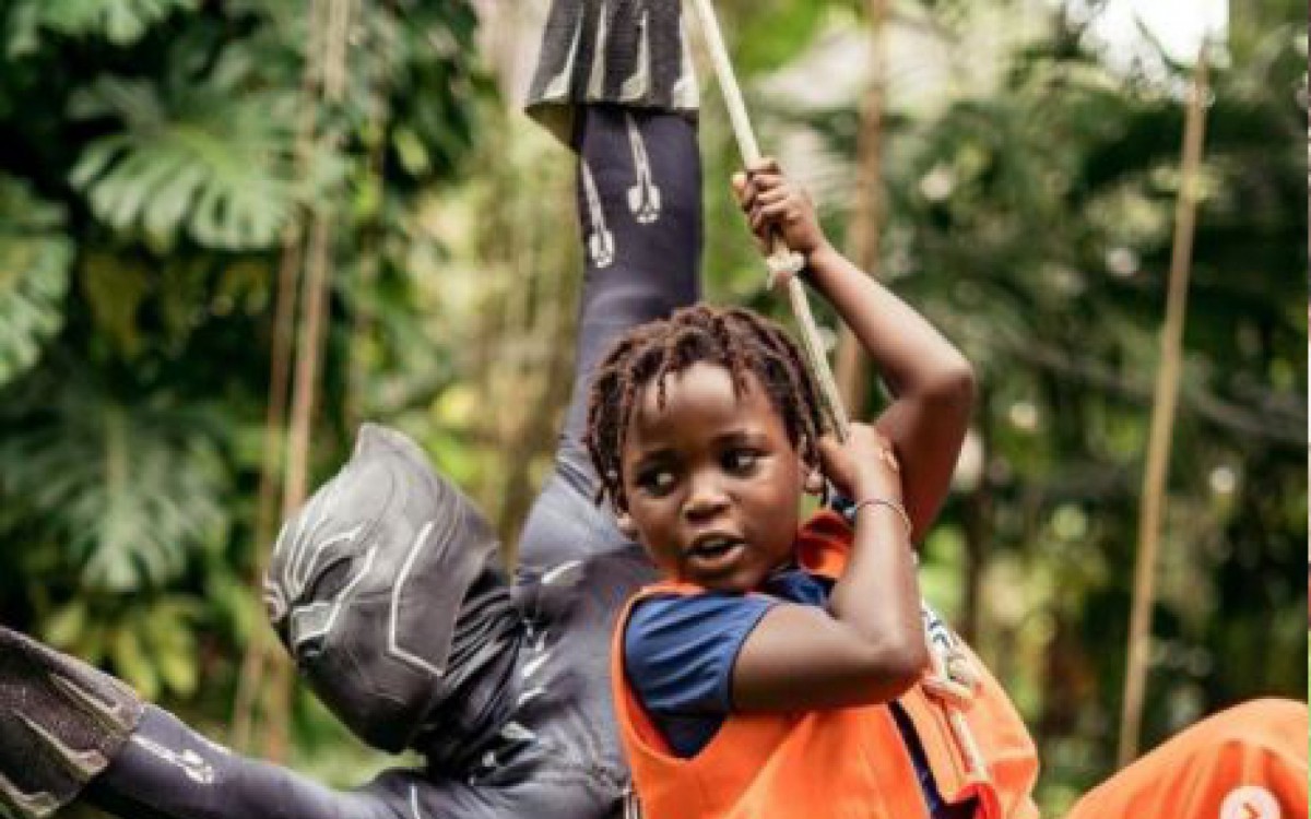 Bruno Gagliasso e Giovanna Ewbank mostram detalhes da festa de aniversário de Bless