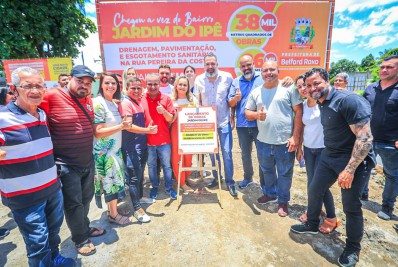 Prefeito Waguinho anuncia obras para ruas de Jardim do Ipê e Areia Branca, em Belford Roxo