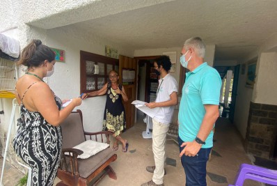Vigilância Sanitária realiza ações de combate ao coronavírus em casas de repouso em Saquarema