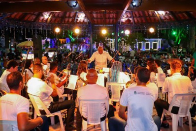 Banda Musical União Quissamaense encerra apresentações natalinas da semana