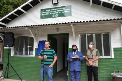 Prefeito de Paty inaugura nova sede da APA e anuncia projeto de reflorestamento