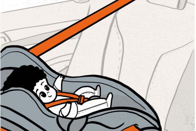 Andar com criança no carro requer cuidados especiais