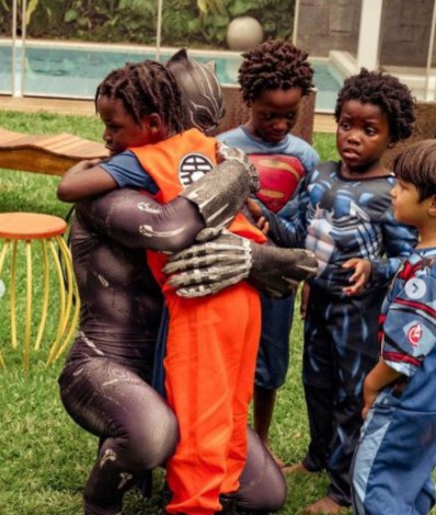 Bruno Gagliasso e Giovanna Ewbank mostram detalhes da festa de aniversário de Bless - Reprodução