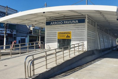 Estação do BRT Arroio Pavuna, em Jacarepaguá, é reaberta pela prefeitura do Rio