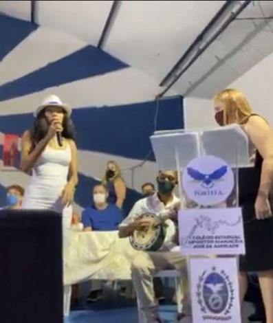 Monarco é homenageado em cerimônia na Portela - Divulgação