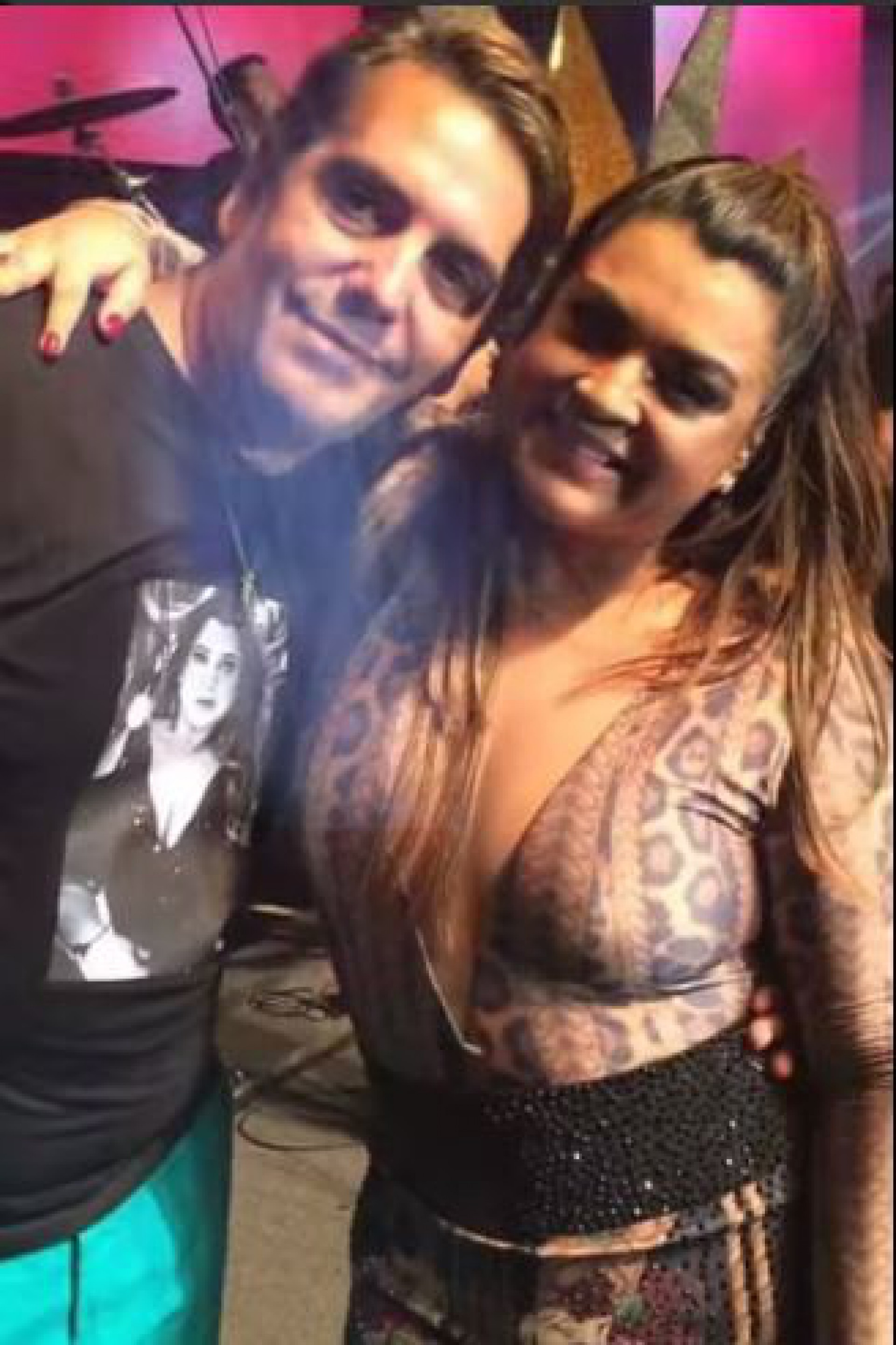 Preta Gil e o fã Edu - Reprodução