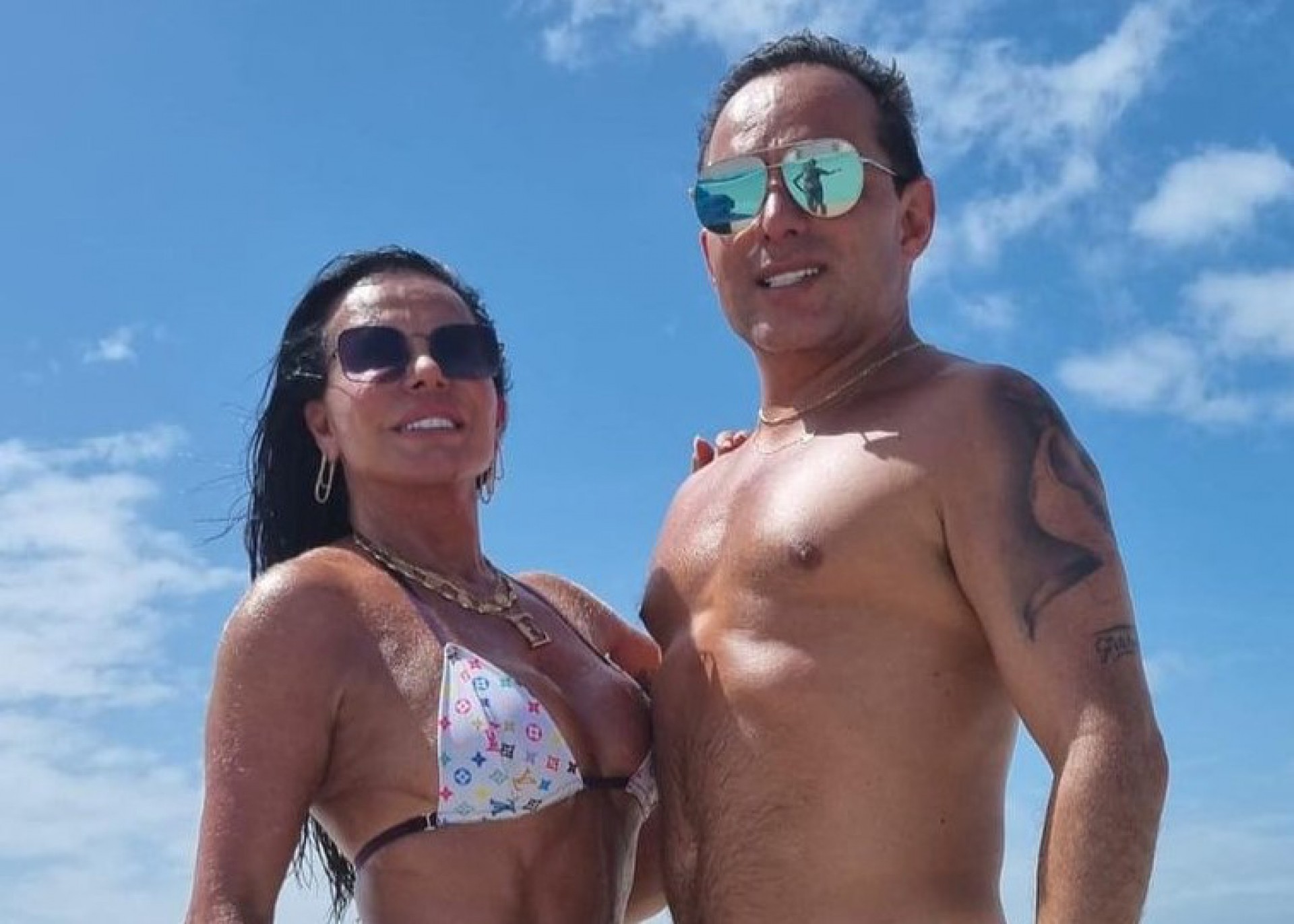 Gretchen e o esposo, Esdras de Souza - Reprodução/Instagram