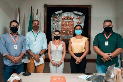 Prefeita recebe diretor geral da Conleste em Silva Jardim