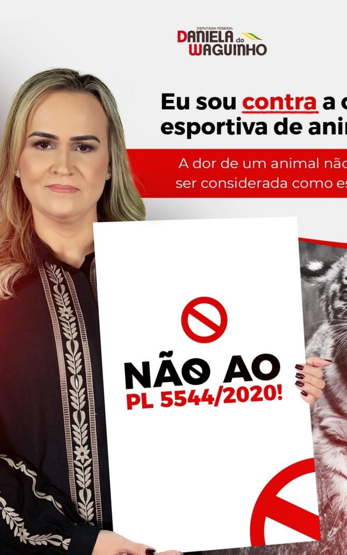 Na semana passada, na C&acirc;mara dos Deputados, a mobiliza&ccedil;&atilde;o da deputada e demais defensores de animais resultou na retirada de pauta do projeto de lei 5544/2020