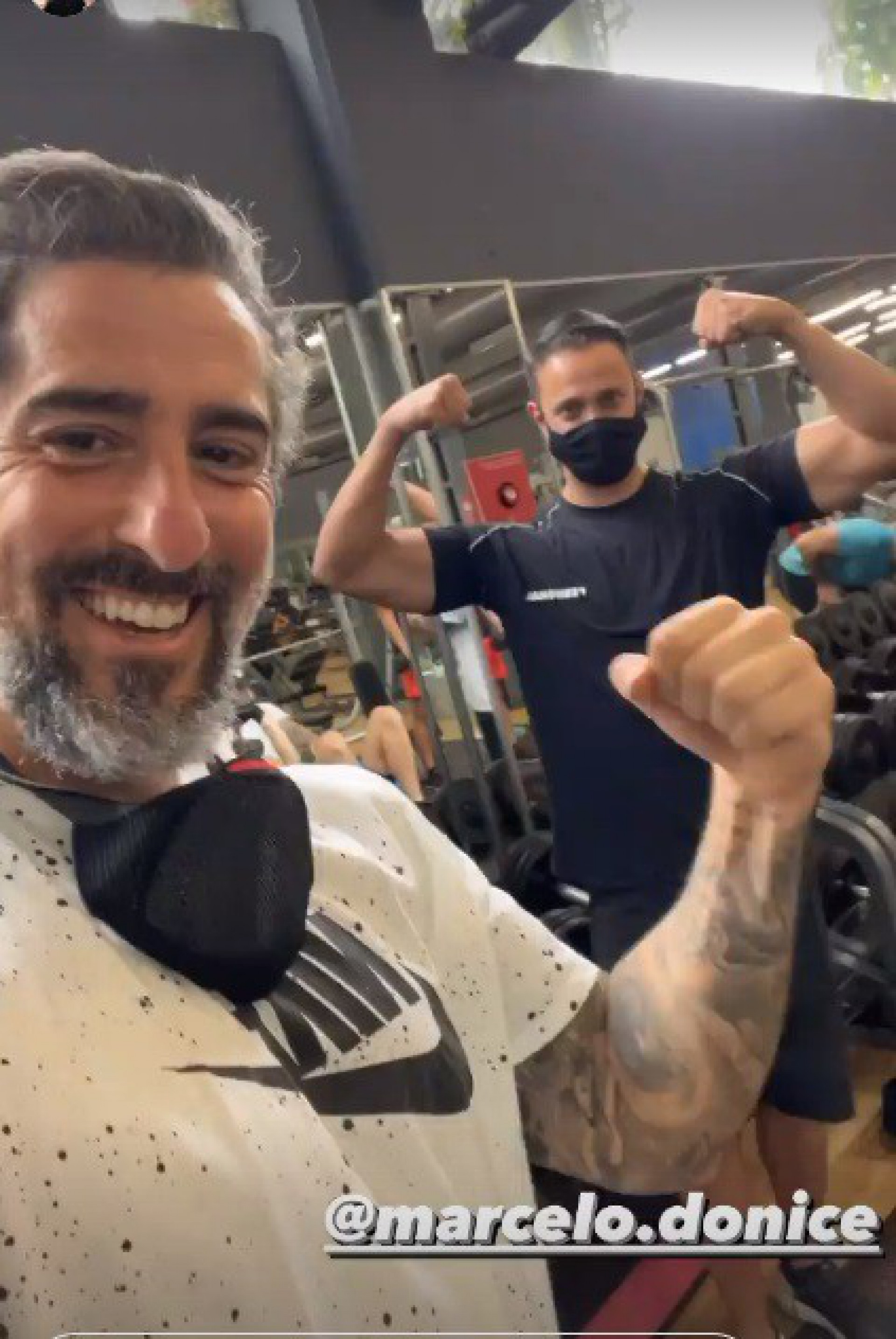Marcos Mion vai à academia após fazer peregrinação - reprodução do instagram