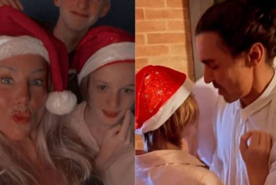 André Gonçalves chora ao receber presente de filho de Danielle Winits