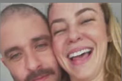 Diogo Nogueira e Paolla Oliveira trocam carinhos em vídeo: 'Final de ano é festa todo dia'