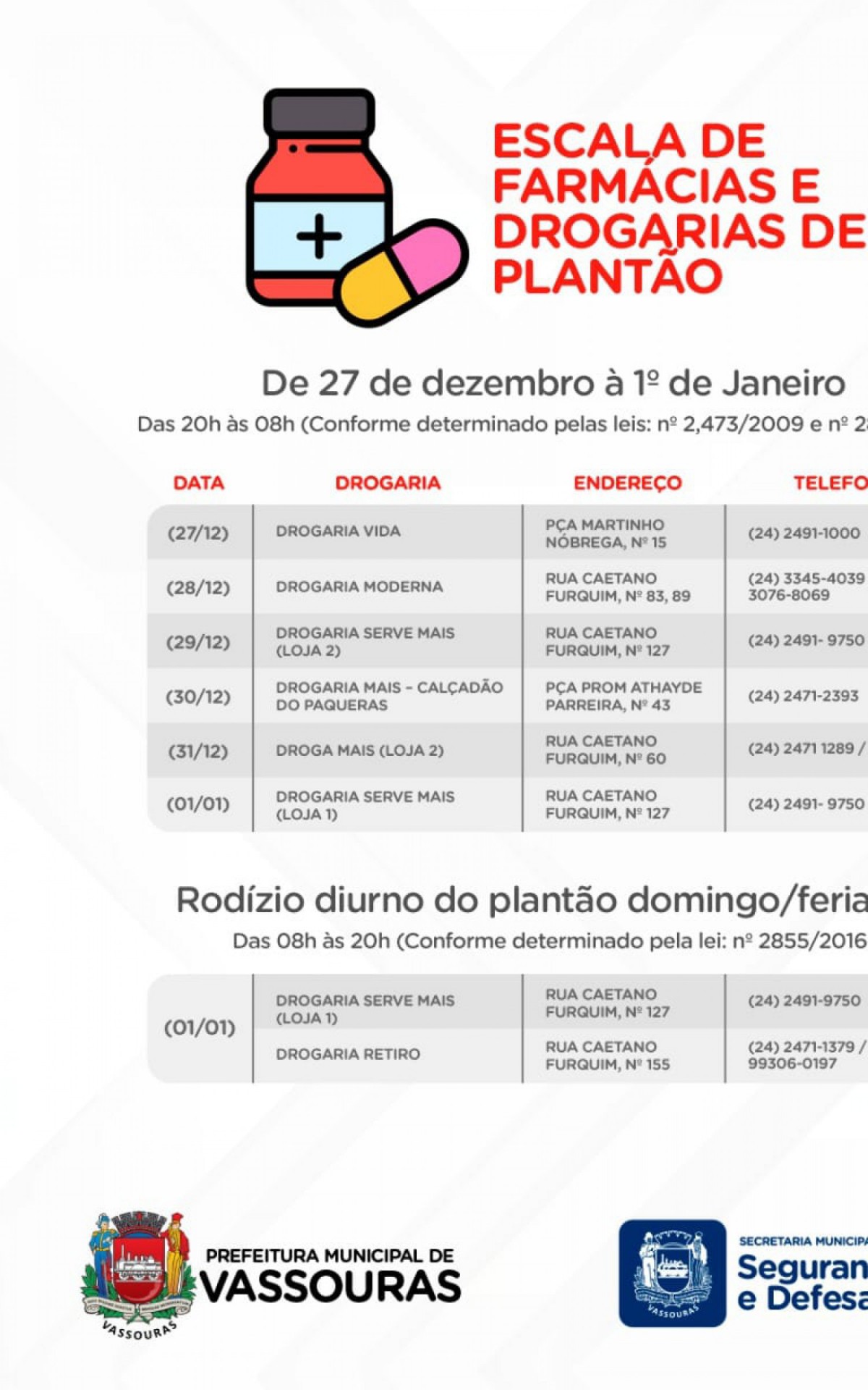 Lista vai at&eacute; o primeiro dia de 2022