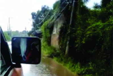 Chuva provoca pontos de alagamento em Barra Mansa