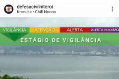 Após previsão, Niterói retorna ao estágio de vigilância
