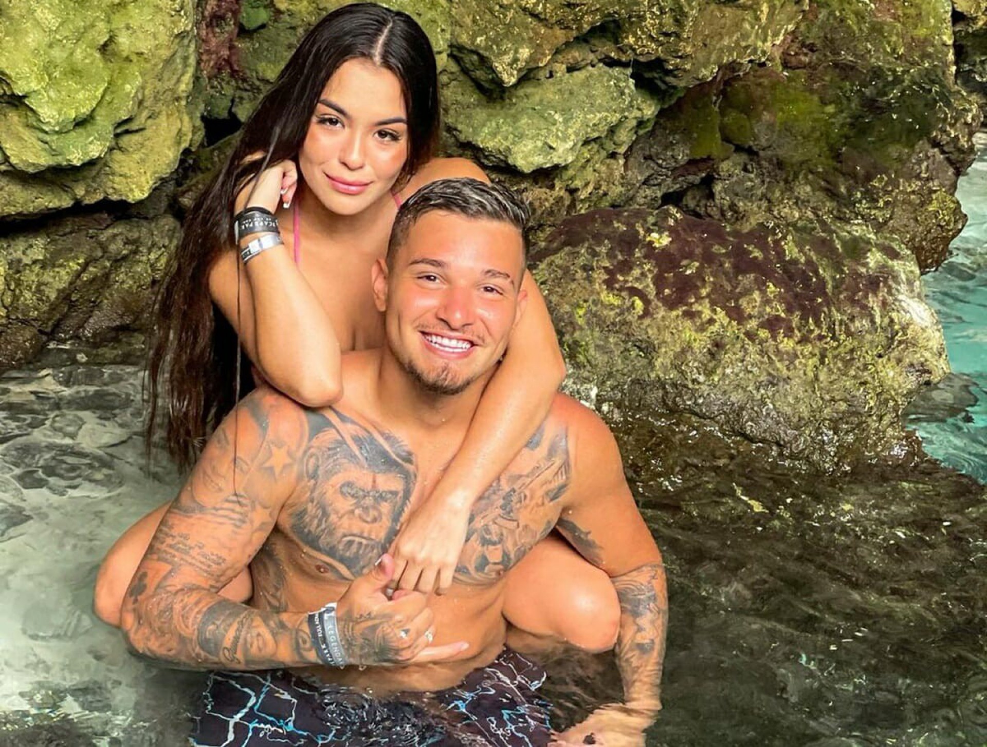 Bia Michelle e MC Gui - Reprodução