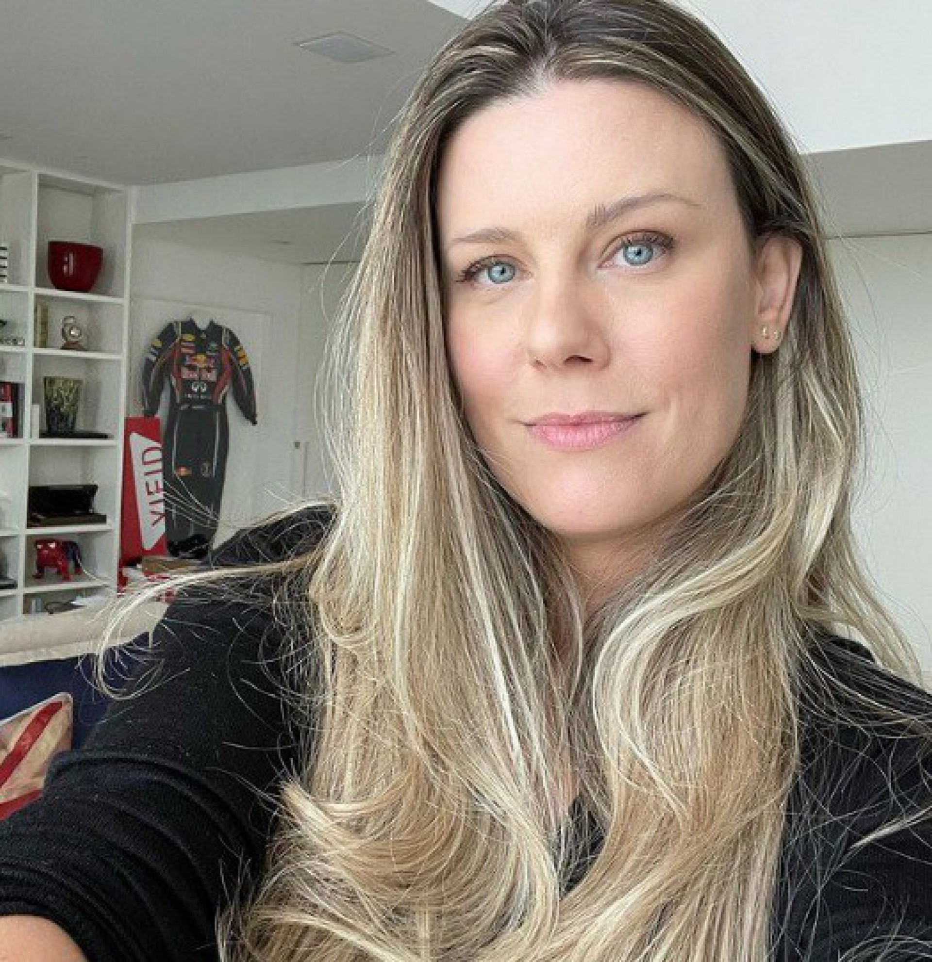 Daiana Garbin prestou apoio ao marido, Tiago Leifert  - Reprodução