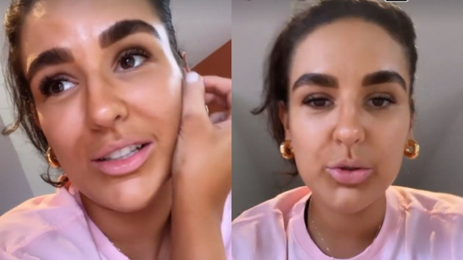 Kéfera erra no bronzeamento artificial e é zoada por Caio Castro - Reprodução