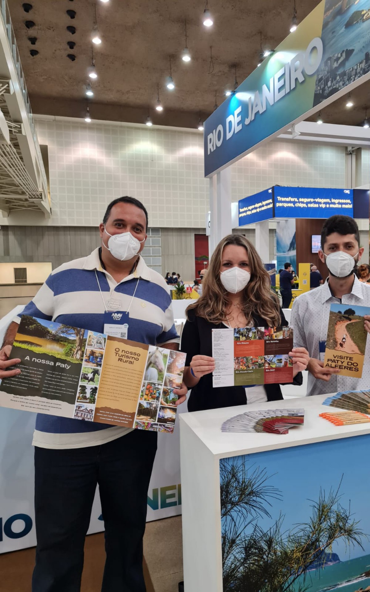 Paty esteve em feiras e eventos de turismo