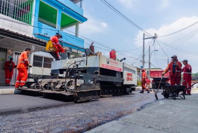 Prefeitura realiza recapeamento da Avenida Sarapuí e de ruas na Praça da Bandeira