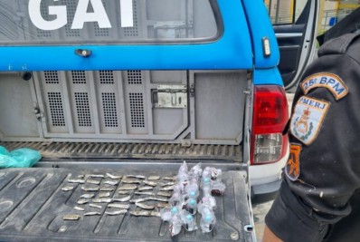 ‘Vapor’ do tráfico é preso com carga de drogas em Cabo Frio
