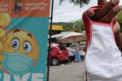 Máscara em Niterói: uso será obrigado ao ar livre em janeiro