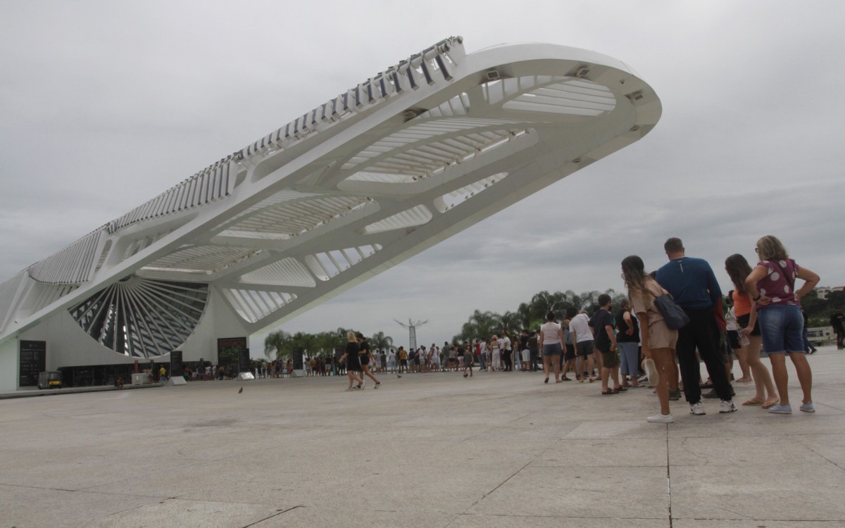 Primeiro Domingo do ano,  Lazer no Museu do Amanh&atilde;.  - Marcos Porto/Agencia O Dia