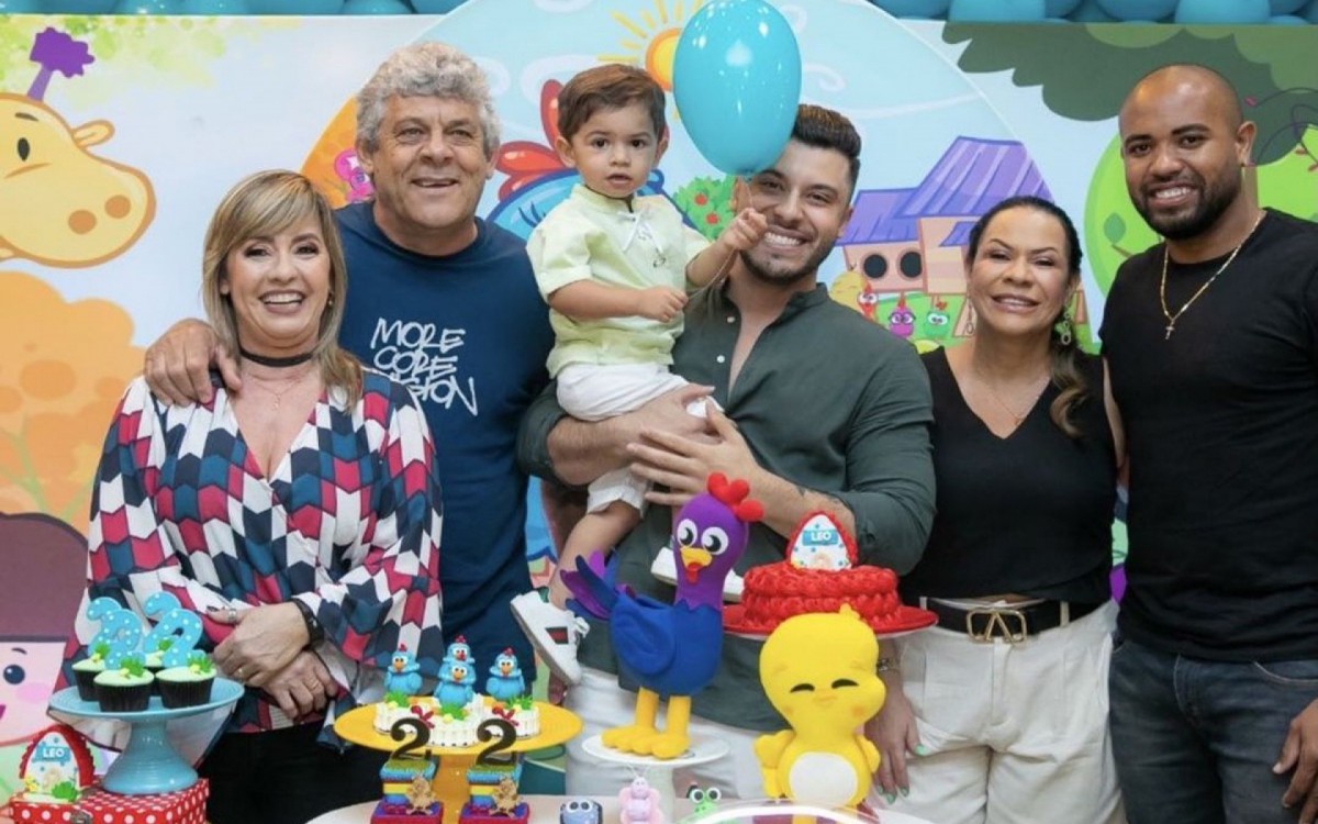 Ruth Moreira posta foto do aniversário de Leo, filho da cantora Marília Mendonça e Murilo Huff - Reprodução Internet