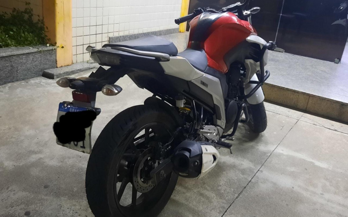 Motocicleta apreendida