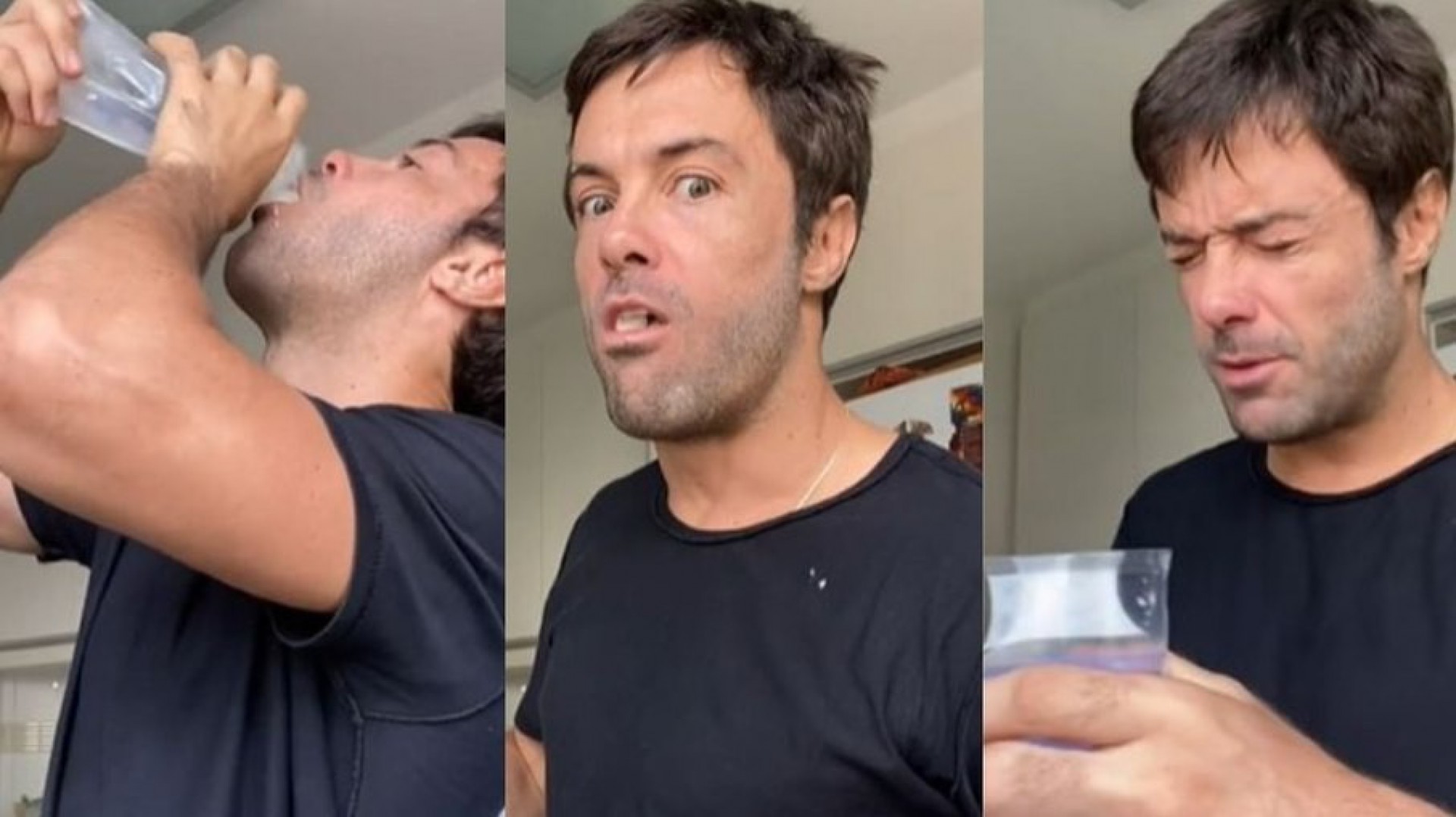 Kayky Brito bebe leite materno e diz que tem sabor de 'sorvete de coco' - Reprodução