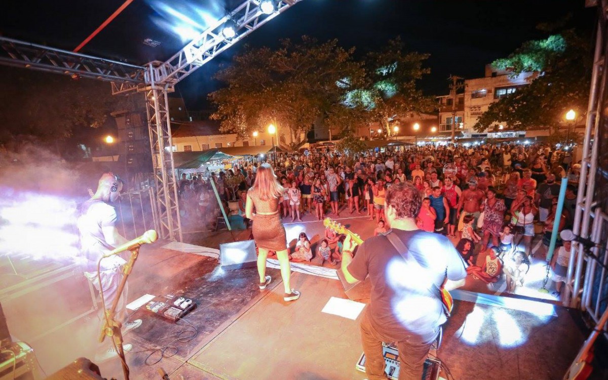 Shows na Praia - imagens antes da pandemia