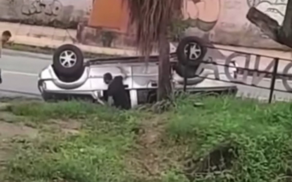 Acidente &eacute; registrado na Via S&eacute;rgio Braga em VR