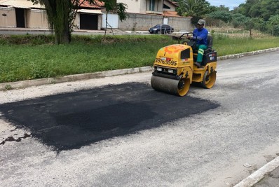 Prefeitura de Saquarema executa opera&ccedil;&atilde;o tapa buracos em vias da cidade - divulga&ccedil;&atilde;o