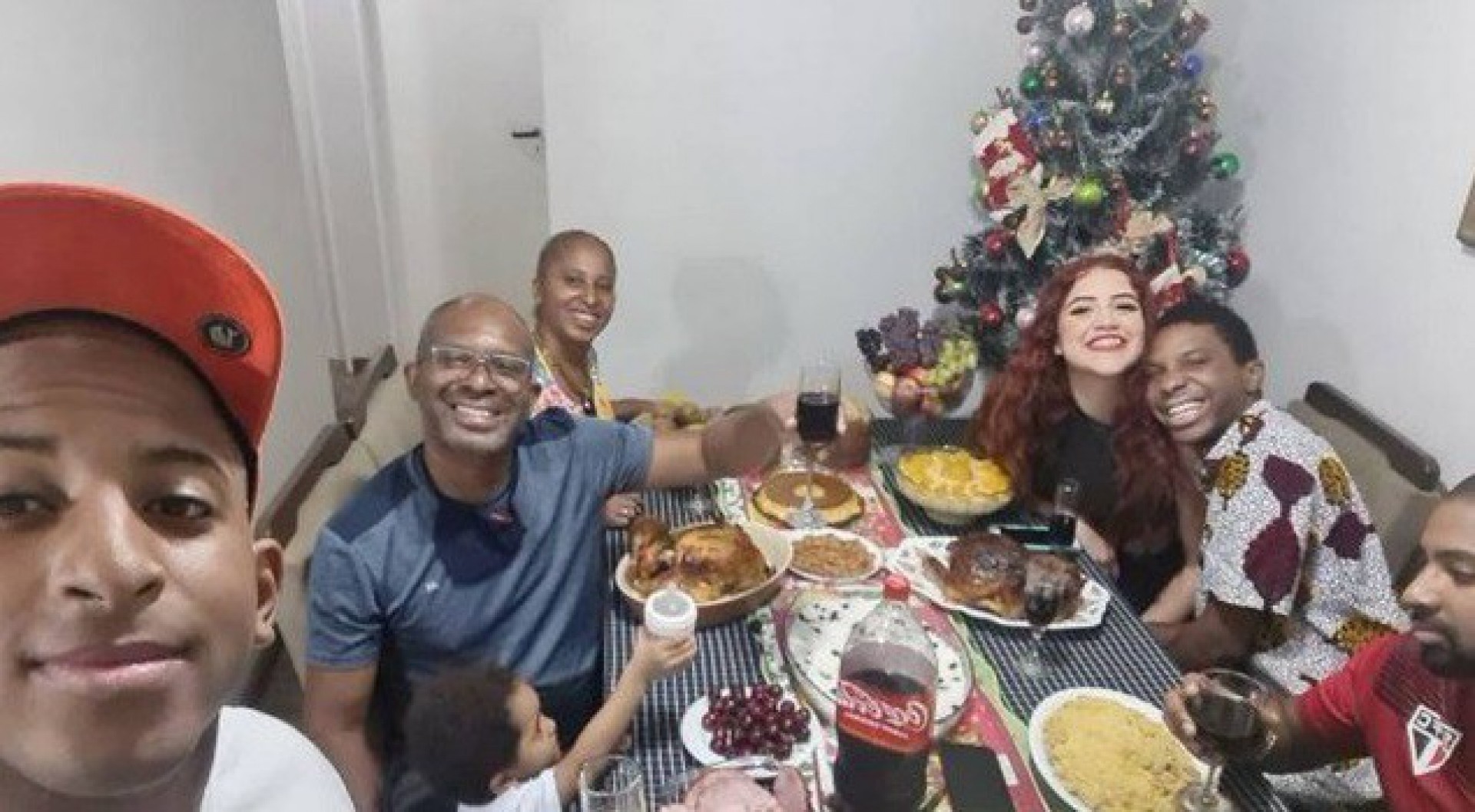 Rapper passou o Natal na casa de Lucas - Reprodução Internet
