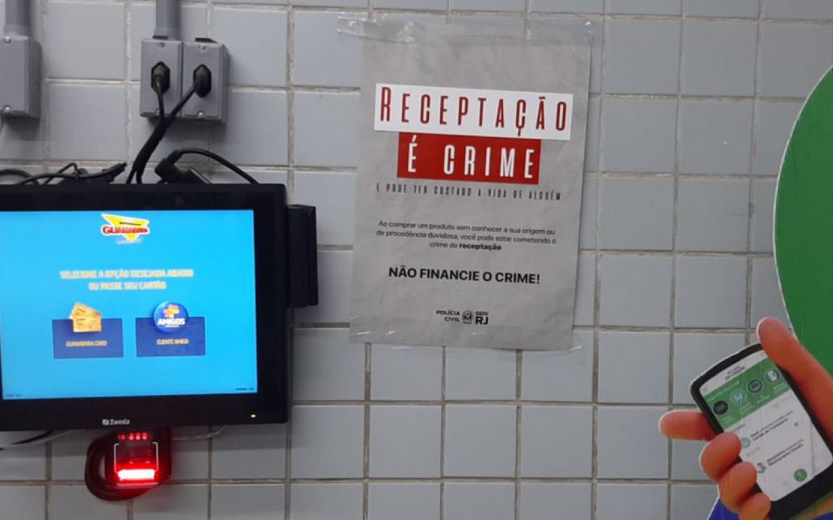 Campanha da Pol&iacute;cia Civil contra o crime de recepta&ccedil;&atilde;o