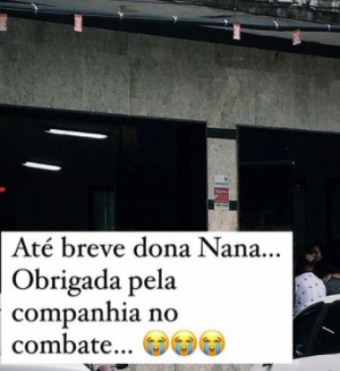Amigos se despediram de dona Nana nesta sexta-feira (7) - Divulgação