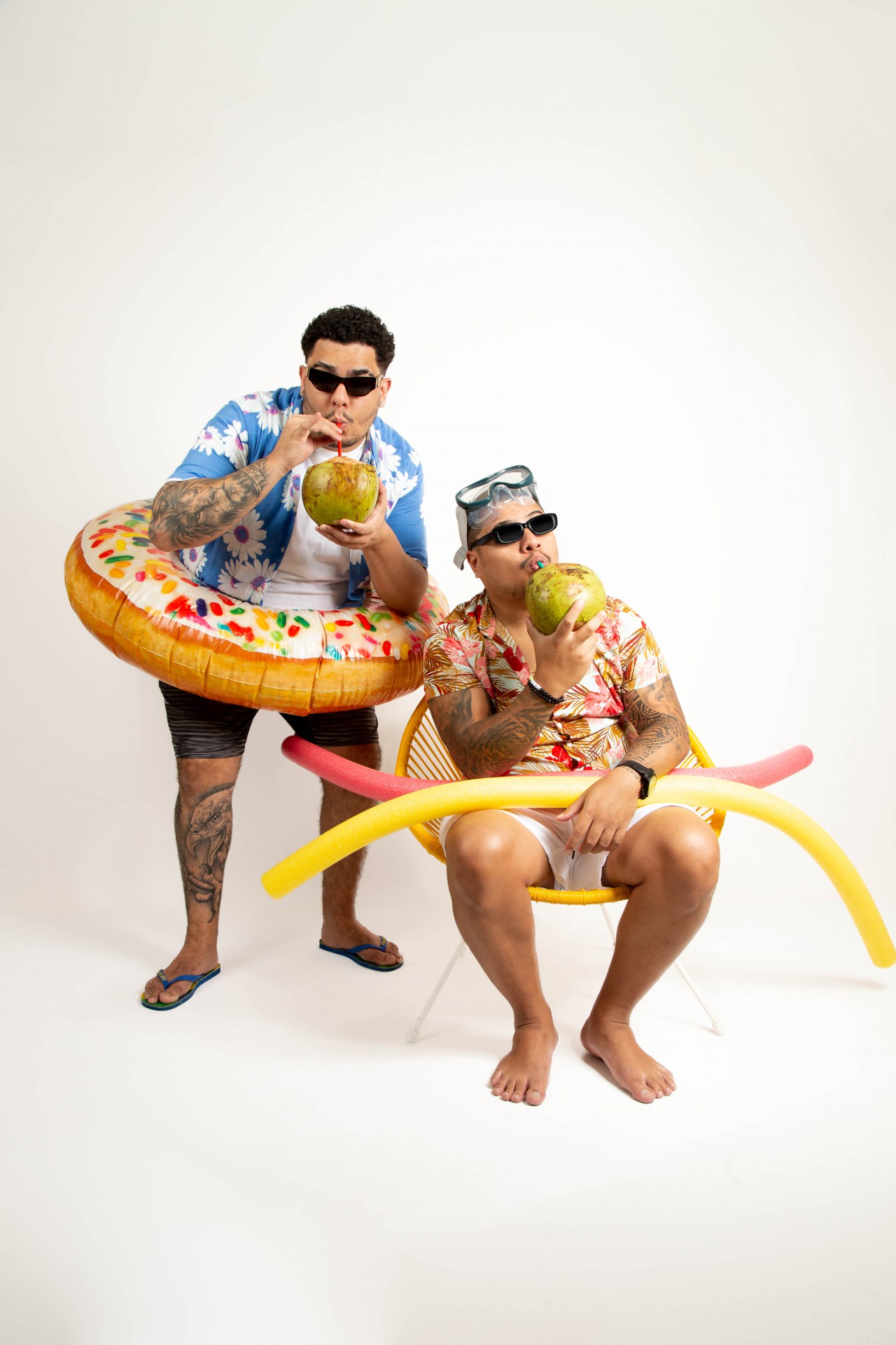 Ig&atilde;o e M&iacute;tico, apresentadores do PodPah - Dani Maker / Divulga&ccedil;&atilde;o