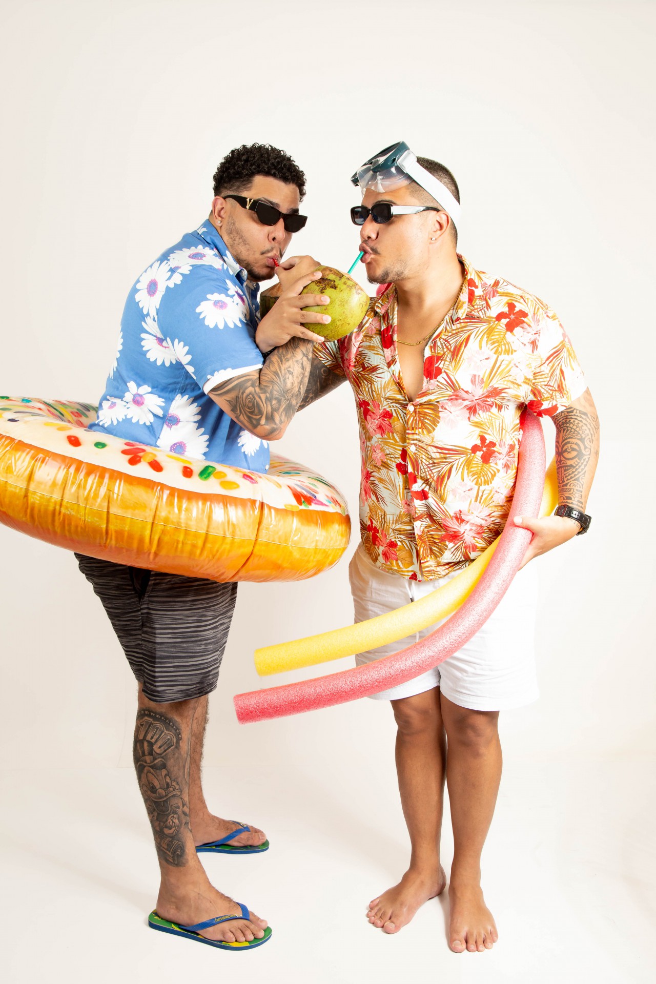 Igão e Mítico, apresentadores do PodPah - Dani Maker/Divulgação