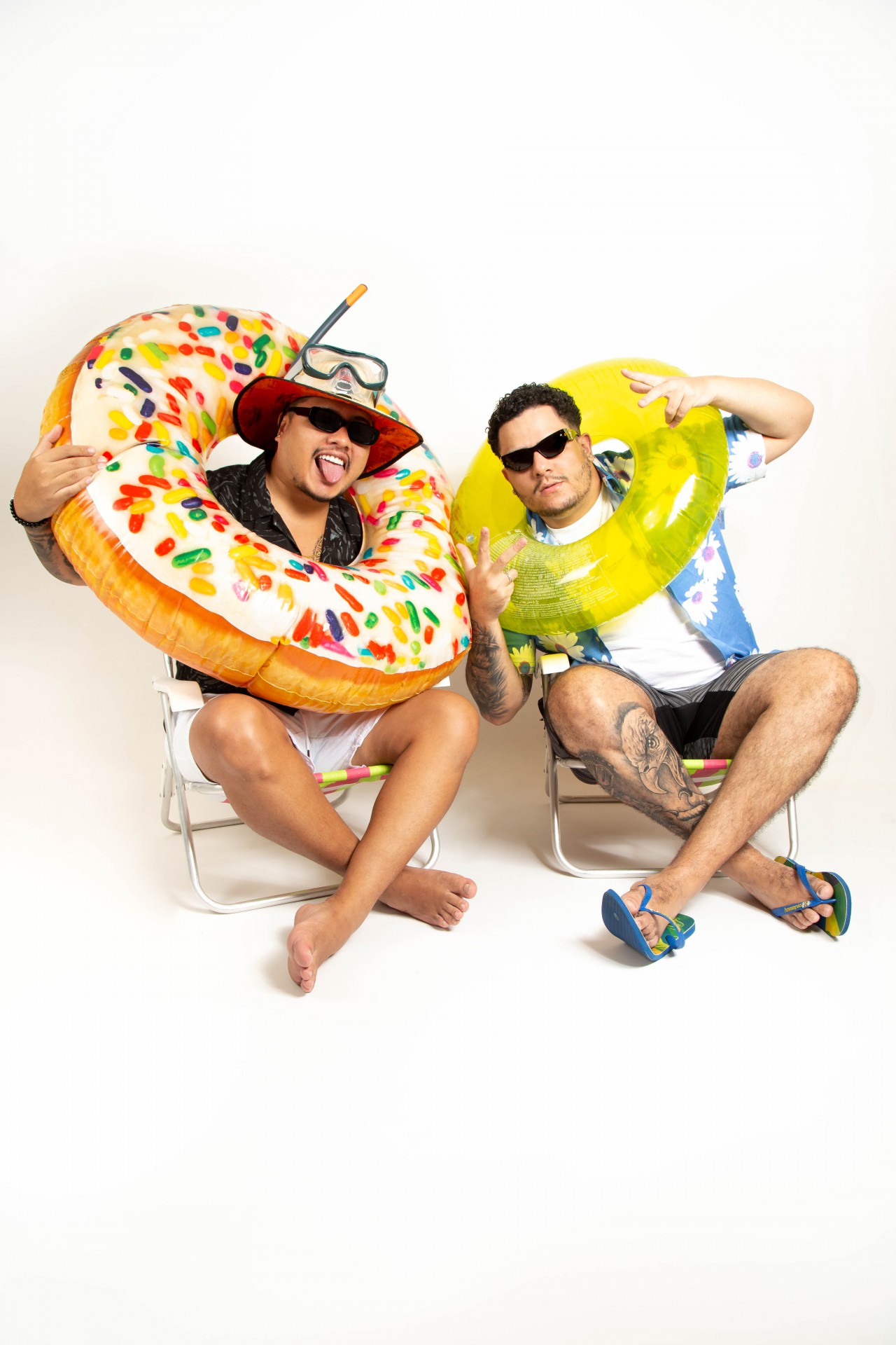 Ig&atilde;o e M&iacute;tico, apresentadores do PodPah - Dani Maker / DivulgaçÃo